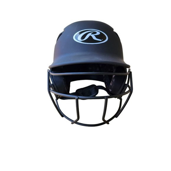 Rawlings Other Rawlings Youth Batting Helmet Fits Head Sizes 6 787 58 Black Inc Face Guard